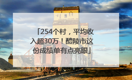 254个村，平均收入超30万！醴陵市这份成绩单有点亮眼