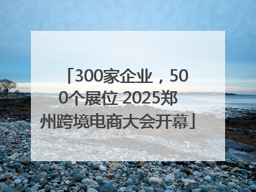 300家企业，500个展位 2025郑州跨境电商大会开幕