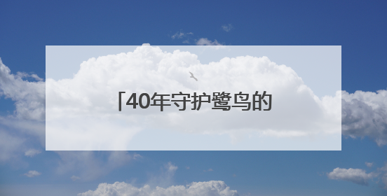 40年守护鹭鸟的他，获评“十佳生态环境志愿者”