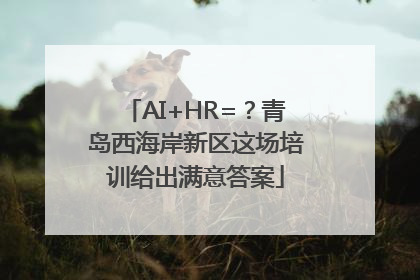 AI+HR=？青岛西海岸新区这场培训给出满意答案