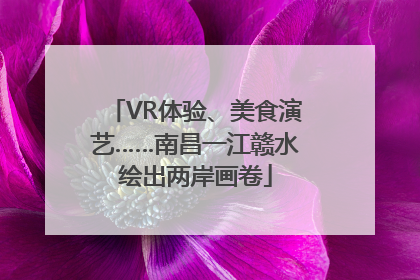 VR体验、美食演艺……南昌一江赣水绘出两岸画卷